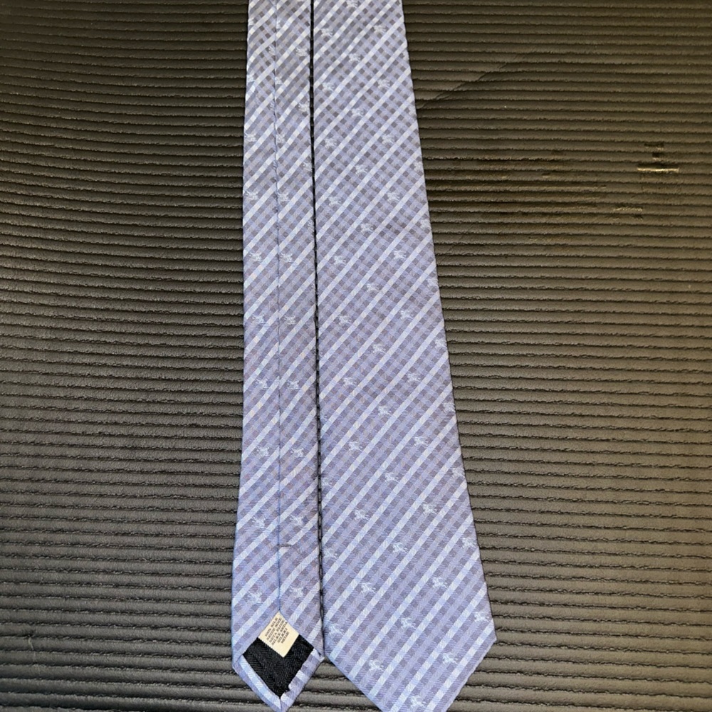 Burberry Equestrian knight design Men’s Tie 100% Seta Silk